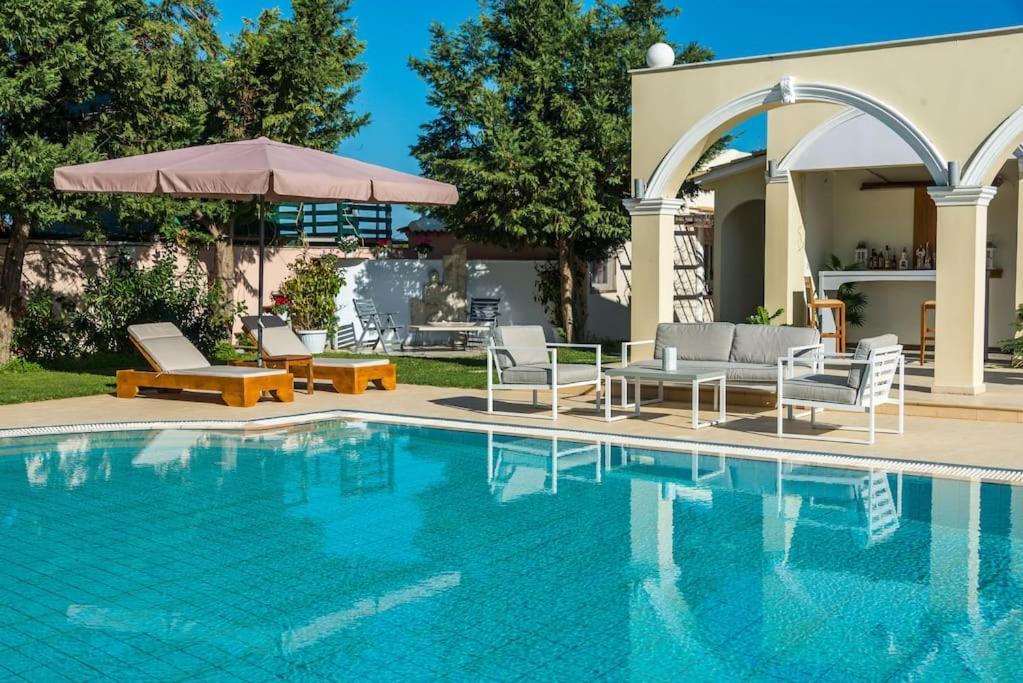 Casa Di Voz Shared Villa Studios With Free Gym Services By "Elite" Gaitani Екстериор снимка